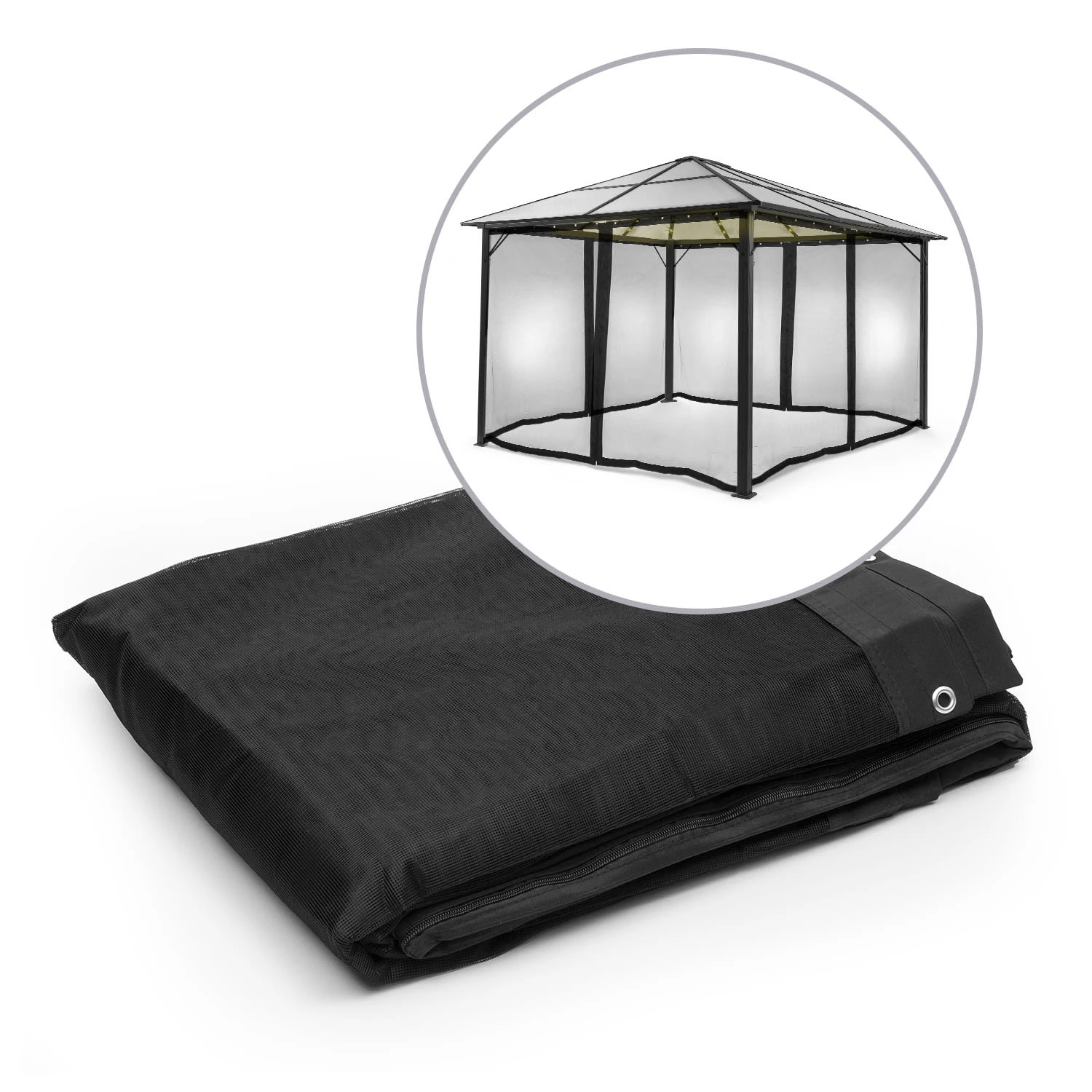 Pantheon Solid Sky Ambient Solar Seitenwände 3x4m Moskito 1 Pantheon Solid Sky Ambient Solar Seitenwände 3x4m Moskito