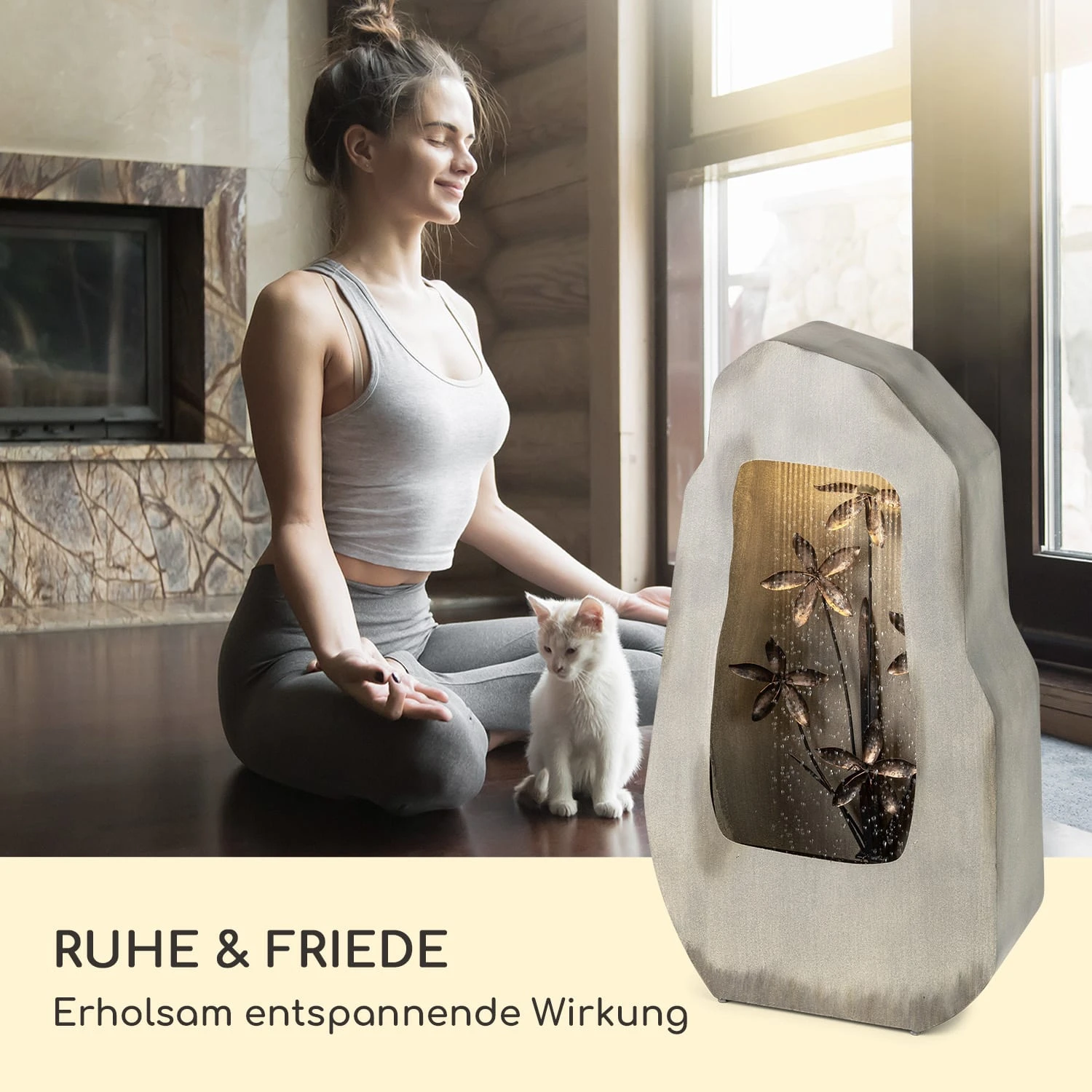 Garden Fountain Athea 53 X 98 X 23 Cm Material: Zinkmetall 2 Garden Fountain Athea 53 X 98 X 23 Cm Material: Zinkmetall – Bild 2