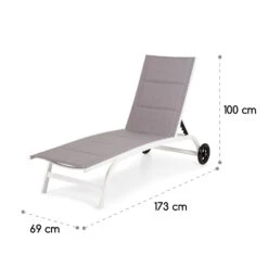 Limala Sonnenliege Lounger Stahl/Aluminium Textilene 150 Kg Mobil -Gartendekorations Geschäft 10035921 yy 0007 logo