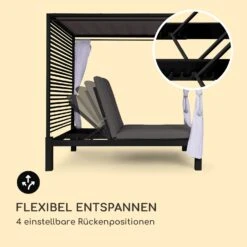 Eremitage Double Lux Sonnenliege 4 Liegepositionen 2 Personen 6 Cm Polster -Gartendekorations Geschäft 10035922 de 0008 logo