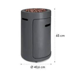 Crete Gas-Feuerstelle 13 KW Flüssiggas Edelstahl -Gartendekorations Geschäft 10035931 yy 0008 logo