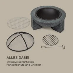 Troja Feuerschale Grill Ø 75 Cm Funkenfang Stahl Kunststein Feuerfest 14 Troja Feuerschale Grill Ø 75 Cm Funkenfang Stahl Kunststein Feuerfest -Gartendekorations Geschäft 10035976 de 0007 logo