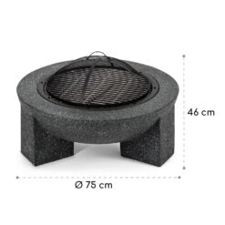 Troja Feuerschale Grill Ø 75 Cm Funkenfang Stahl Kunststein Feuerfest 15 Troja Feuerschale Grill Ø 75 Cm Funkenfang Stahl Kunststein Feuerfest -Gartendekorations Geschäft 10035976 yy 0008 logo