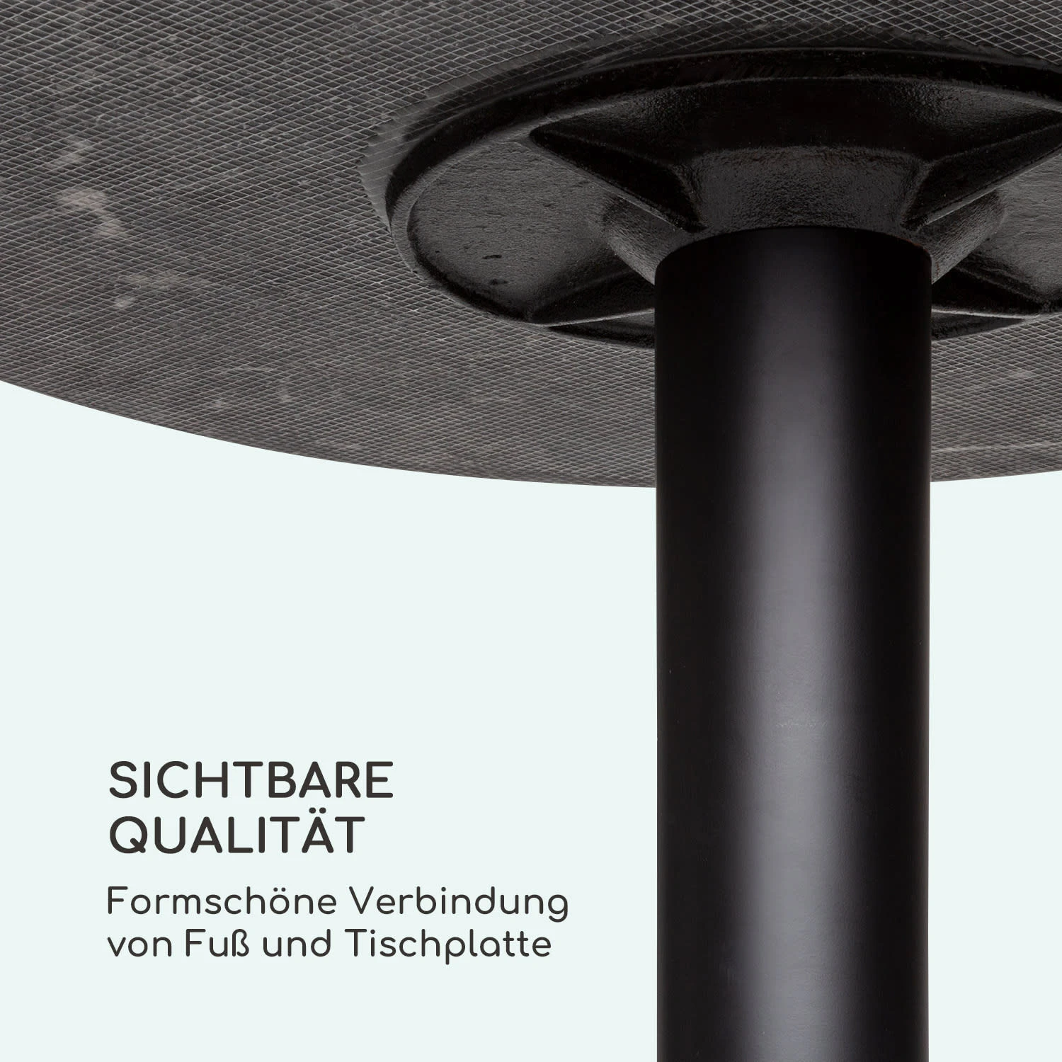 Patras Pearl Bistro-Tisch Jugendstil Marmor Ø 60 Cm H 75 Cm Gusseisern 6 Patras Pearl Bistro-Tisch Jugendstil Marmor Ø 60 Cm H 75 Cm Gusseisern – Bild 6