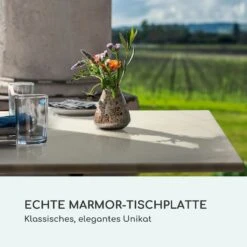 Patras Onyx Bistro-Tisch Mit Jugendstil Marmor 60 X 60 Cm Höhe: 72 Cm Dreibein -Gartendekorations Geschäft 10035979 de 0003 logo