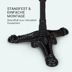 Patras Onyx Bistro-Tisch Mit Jugendstil Marmor 60 X 60 Cm Höhe: 72 Cm Dreibein -Gartendekorations Geschäft 10035979 de 0005 logo