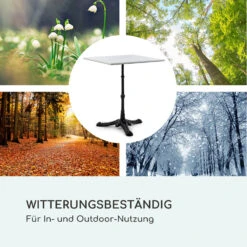 Patras Onyx Bistro-Tisch Mit Jugendstil Marmor 60 X 60 Cm Höhe: 72 Cm Dreibein -Gartendekorations Geschäft 10035979 de 0007 logo