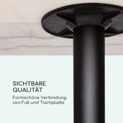 Patras Onyx Bistro-Tisch Mit Jugendstil Marmor 60 X 60 Cm Höhe: 72 Cm Rund -Gartendekorations Geschäft 10035980 de 0006 logo