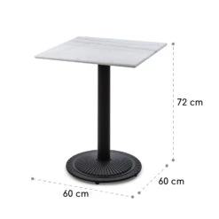 Patras Onyx Bistro-Tisch Mit Jugendstil Marmor 60 X 60 Cm Höhe: 72 Cm Rund -Gartendekorations Geschäft 10035980 yy 0008 logo