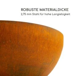 Savage 2.0 Rund Feuerschalen-Grill Ø: 60 Cm Stabiler Sockel Holzlager -Gartendekorations Geschäft 10036085 de 0004 logo