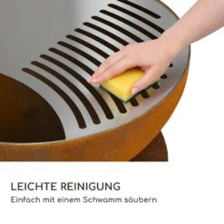 Savage 2.0 Rund Feuerschalen-Grill Ø: 60 Cm Stabiler Sockel Holzlager -Gartendekorations Geschäft 10036085 de 0006 logo