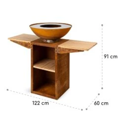 Savage 2.0 Tall Feuerschale Mit Grill Bambus-Seitentische Inkl. Wetterschutz 17 Savage 2.0 Tall Feuerschale Mit Grill Bambus-Seitentische Inkl. Wetterschutz -Gartendekorations Geschäft 10036087 yy 0009 logo