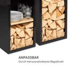 Savage 2.0 Tall Feuerschale Mit Grill Bambus-Seitentische Inkl. Wetterschutz 12 Savage 2.0 Tall Feuerschale Mit Grill Bambus-Seitentische Inkl. Wetterschutz -Gartendekorations Geschäft 10036088 de 0004 logo