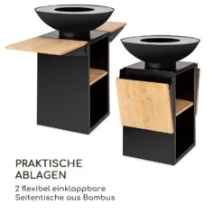 Savage 2.0 Tall Feuerschale Mit Grill Bambus-Seitentische Inkl. Wetterschutz 15 Savage 2.0 Tall Feuerschale Mit Grill Bambus-Seitentische Inkl. Wetterschutz -Gartendekorations Geschäft 10036088 de 0007 logo