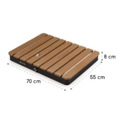 Sumatra Breeze Square Gartendusche WPC Aluminium 70x55cm Eckig -Gartendekorations Geschäft 10036436 yy 0011 dimensions