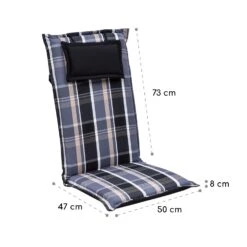 Elbe Polsterauflage Sesselauflage Hochlehner Gartenstuhl 50x120x8cm -Gartendekorations Geschäft 10036802 yy 0005 logo