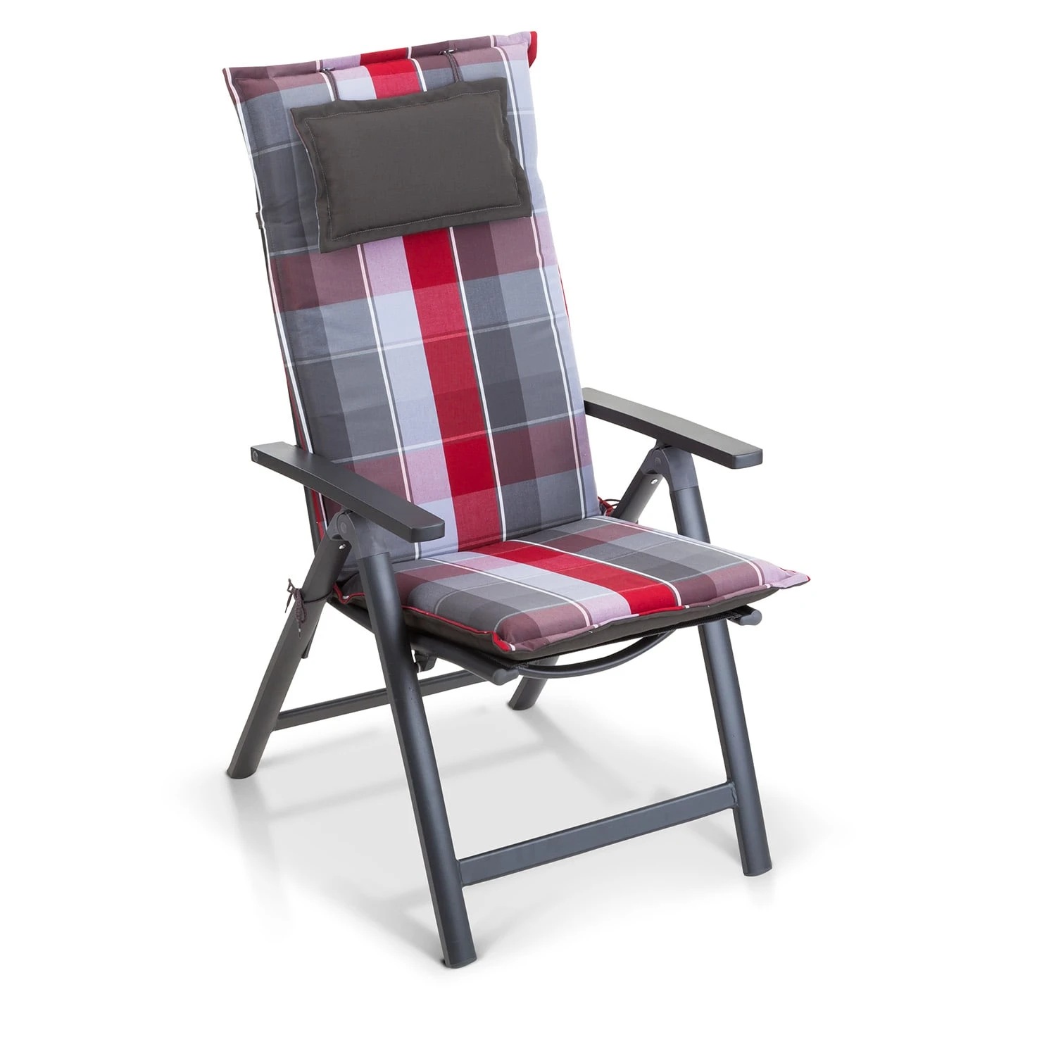 Donau Polsterauflage Sesselauflage Hochlehner Gartenstuhl Polyester 50x120x6cm 2 Donau Polsterauflage Sesselauflage Hochlehner Gartenstuhl Polyester 50x120x6cm – Bild 2