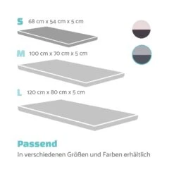 Finn Hundebett Waschbar Rutschfest Atmungsaktiv PE / Vlies Größe S -Gartendekorations Geschäft 10037524 de 0006 logo