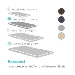 Luna Hundebett Waschbar Orthopädisch Rutschfest Memory-Schaum Größe M -Gartendekorations Geschäft 10037534 de 0007 logo