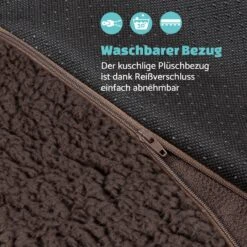 Luna Hundebett Waschbar Orthopädisch Rutschfest Memory-Schaum Größe L -Gartendekorations Geschäft 10037543 de 0005 logo