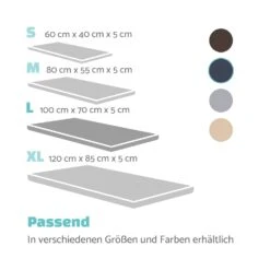 Luna Hundebett Waschbar Orthopädisch Rutschfest Memory-Schaum Größe L -Gartendekorations Geschäft 10037547 de 0007 logo