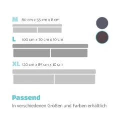 Paco Hundebett Waschbar Orthopädisch Rutschfest Atmungsaktiv Größe L -Gartendekorations Geschäft 10037573 de 0007 logo