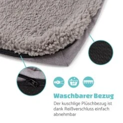 Bruno Hundebett Hundekorb | Waschbar | Orthopädisch | Rutschfest | Atmungsaktiv | Memory-Schaum | Größe L (100 X 17 X 70 Cm) -Gartendekorations Geschäft 10037583 de 0005 logo