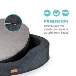 Lotte Hundebett Waschbar Rutschfest Memory-Schaum Größe XL -Gartendekorations Geschäft 10037592 de 0005 logo