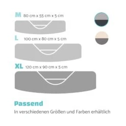 Lotte Hundebett Waschbar Rutschfest Memory-Schaum Größe XL -Gartendekorations Geschäft 10037592 de 0007 logo