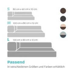 Odin Hundesofa Hundematte | Waschbar | Orthopädisch | Rutschfest | Atmungsaktiv | Memory-Schaum | Größe L (120 × 12 × 80 Cm) -Gartendekorations Geschäft 10037603 de 0007 logo