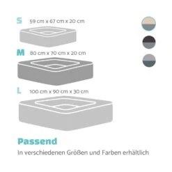 Emma Hundebett Waschbar Rutschfest Atmungsaktiv Wendematratze -Gartendekorations Geschäft 10037605 de 0007 logo