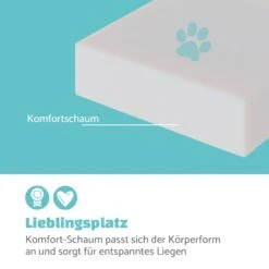 Emma Hundebett Hundekorb | Waschbar | Rutschfest | Atmungsaktiv | Wendematratze | Kissen | Größe S (67 X 20 X 59 Cm) -Gartendekorations Geschäft 10037607 de 0003 logo