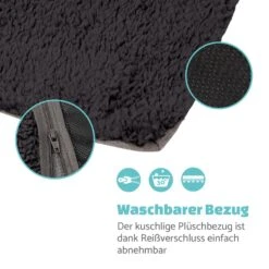 Emma Hundebett Hundekorb | Waschbar | Rutschfest | Atmungsaktiv | Wendematratze | Kissen | Größe S (67 X 20 X 59 Cm) -Gartendekorations Geschäft 10037607 de 0005 logo