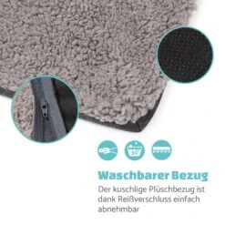 Emma Hundebett Hundekorb | Waschbar | Rutschfest | Atmungsaktiv | Wendematratze | Kissen | Größe M (80 X 20 X 70 Cm) -Gartendekorations Geschäft 10037611 de 0005 logo