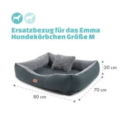 Emma Hundebett Ersatzbezug Waschbar Rutschfest Atmungsaktiv Größe M -Gartendekorations Geschäft 10037664 de 0004 logo