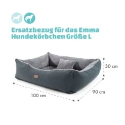 Emma Hundebett Ersatzbezug Waschbar Rutschfest Atmungsaktiv Größe L -Gartendekorations Geschäft 10037665 de 0004 logo