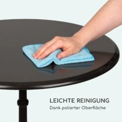 Patras Bistro-Tisch Marmortischplatte Ø60cm Gusseiserner Standfuß -Gartendekorations Geschäft 10037741 de 0004 logo