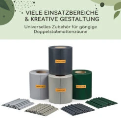 Sichtschutzstreifen-Clips Zubehör PVC 10er-Pack -Gartendekorations Geschäft 10037988 de 0006 usp