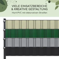 Sichtschutzstreifen Zaunblenden PVC-Hartplastik 2,53 X 0,19 M -Gartendekorations Geschäft 10037994 de 0006 usp