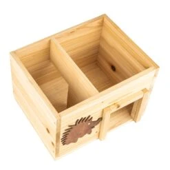 Igelhaus Futterhaus Überwinterung 2 Kammern Tannenholz Unbehandelt -Gartendekorations Geschäft 10038025 yy 0005 logo