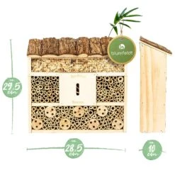 Insektenhotel Mit Flachdach Aufhängung Ganzjährig Bewohnbar Holz -Gartendekorations Geschäft 10038031 yy 0007 logo