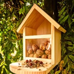 Futterhaus Für Eichhörnchen Spitzdach Kiefernholz Bitumen Unbehandelt -Gartendekorations Geschäft 10038048 yy 0003 logo