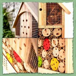 Insektenhotel Mit Farbklecksen Ganzjährig Bewohnbar Pinienholz -Gartendekorations Geschäft 10038053 yy 0003 logo