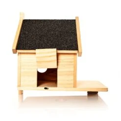 Eichhörnchenkobel Futterhaus Überwinterung 4 Zugänge Pinienholz Unbehandelt Handgefertigt -Gartendekorations Geschäft 10038066 yy 0004 logo