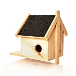 Eichhörnchenkobel Futterhaus Überwinterung 4 Zugänge Pinienholz Unbehandelt Handgefertigt -Gartendekorations Geschäft 10038066 yy 0006 logo