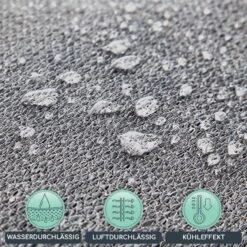 Dreieckiges Sonnensegel 3x3x3 M Befestigungsringe PE Luftdurchlässig -Gartendekorations Geschäft 10038147 de 0003 logo