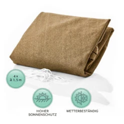 Rechteckiges Sonnensegel 5x7 M Polyester Luftdurchlässig -Gartendekorations Geschäft 10038178 de 0005 logo