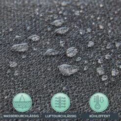 Rechteckiges Sonnensegel 2 X 3 M Polyester Luftdurchlässig -Gartendekorations Geschäft 10038192 de 0003 logo