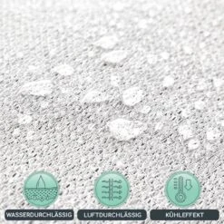 Dreieckiges Sonnensegel 3x3x3 M Polyester Luftdurchlässig -Gartendekorations Geschäft 10038200 de 0003 logo