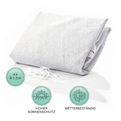 Dreieckiges Sonnensegel 3x3x3 M Polyester Luftdurchlässig -Gartendekorations Geschäft 10038200 de 0005 logo